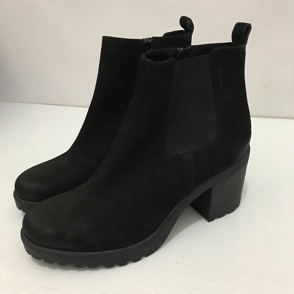 Vagabond Grace Suede Leather Platform Lug Sole Ankle Boots Size 41 - Picture 3 of 10